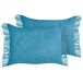 Beliani Almofada decorativa MABA Beliani Almofada decorativa MABA Azul