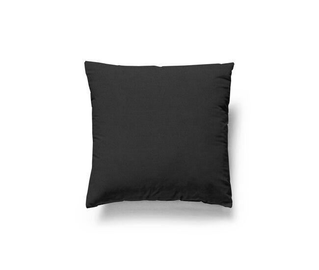 Capa de almofada em lona negro 50x50cm donegal collections