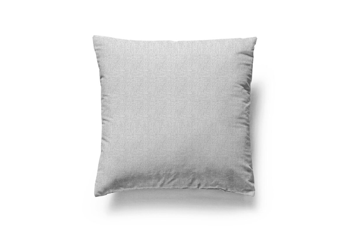 Capa de almofada em lona cinza alma 50x50cm donegal collections