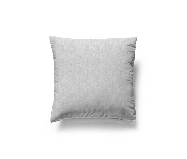 Capa de almofada em lona cinza alma 50x50cm donegal collections