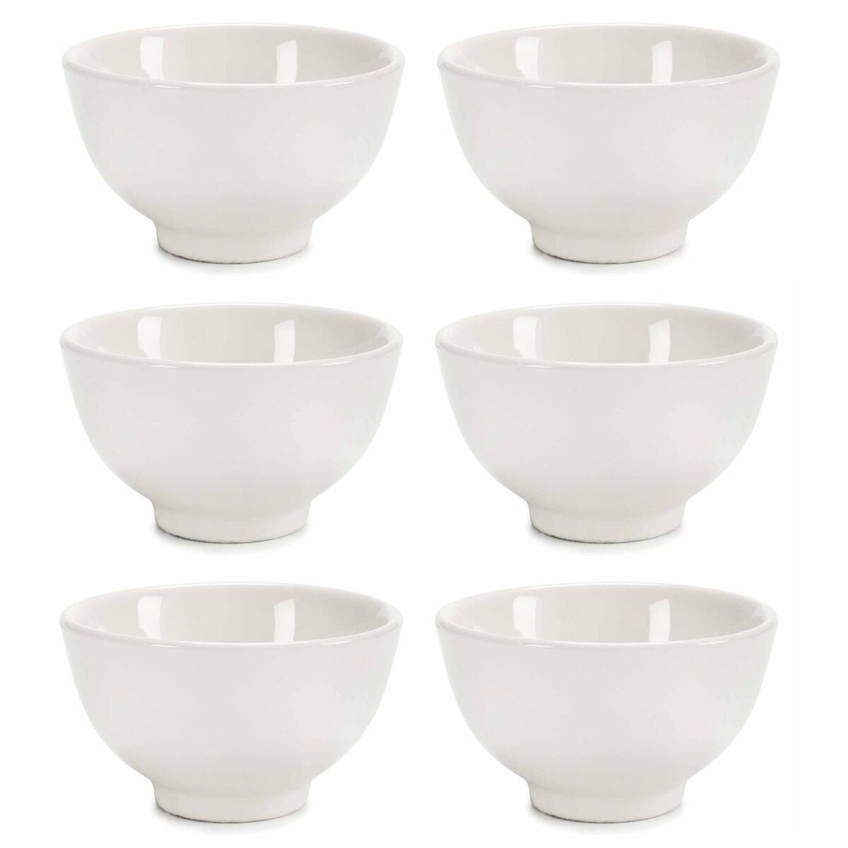 Conjunto de 6 porcelanas redondas multiusos coleção VESSIA