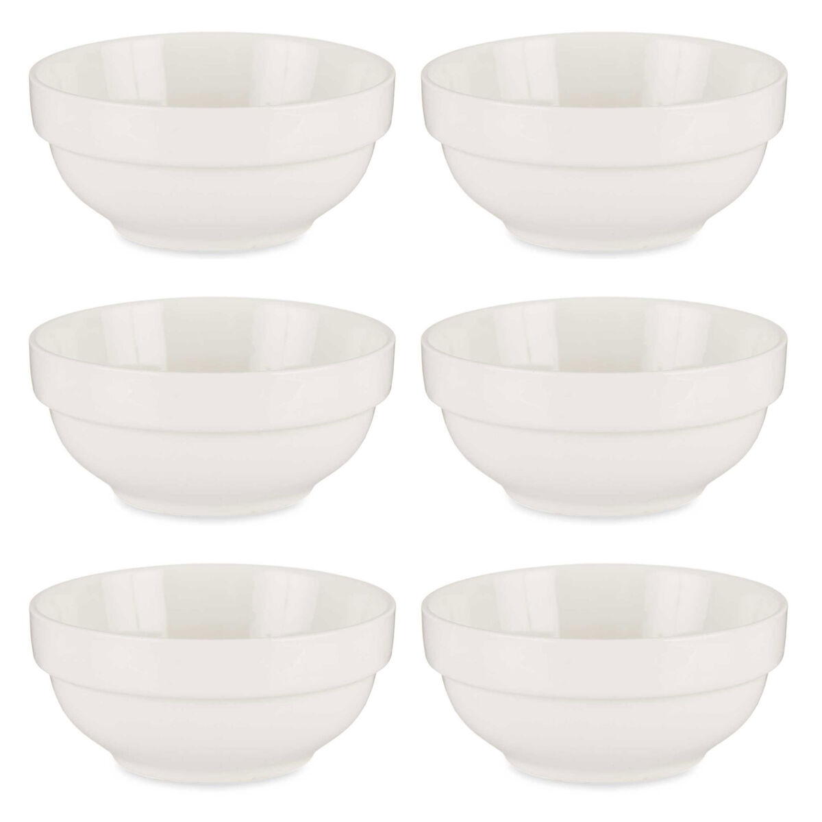 Conjunto de 6 taças para aperitivos em porcelana coleção VESSIA