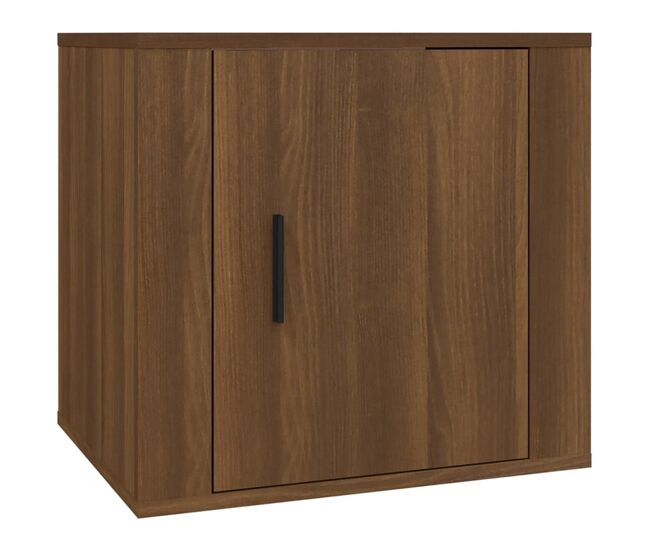Vidaxl mesa de cabeceira 50x39x47 cm cor carvalho castanho