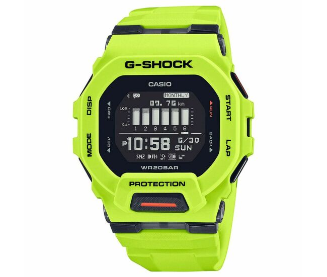 Smartwatch casio g-squad step tracker bluetooth® preto