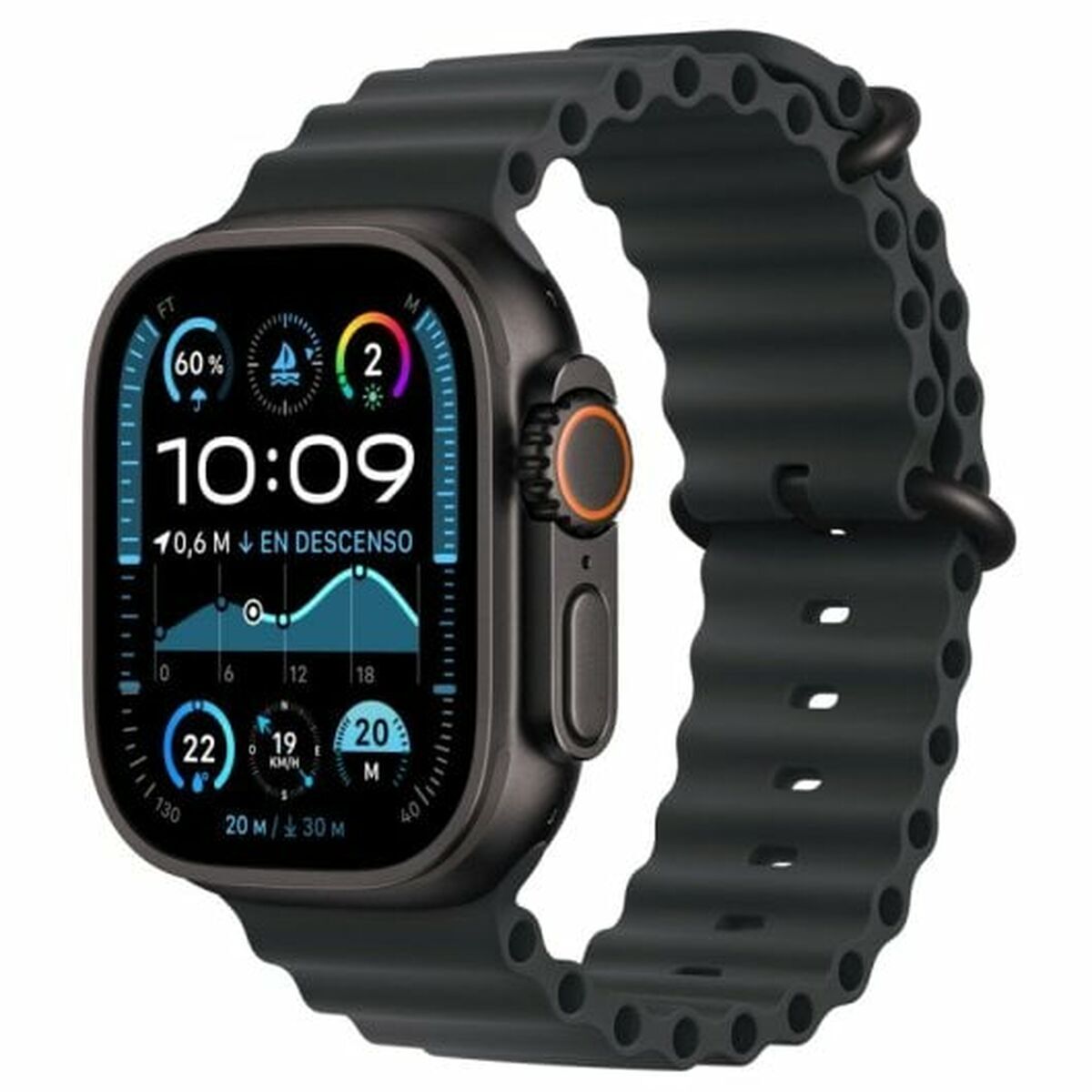 Smartwatch apple mx4p3ty/a titânio 49 mm