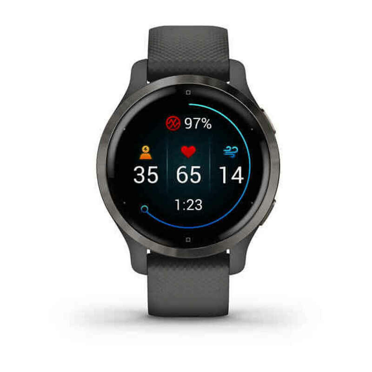 Smartwatch garmin venu 2s gps 1,1" wi-fi noir gris grafite 40 mm
