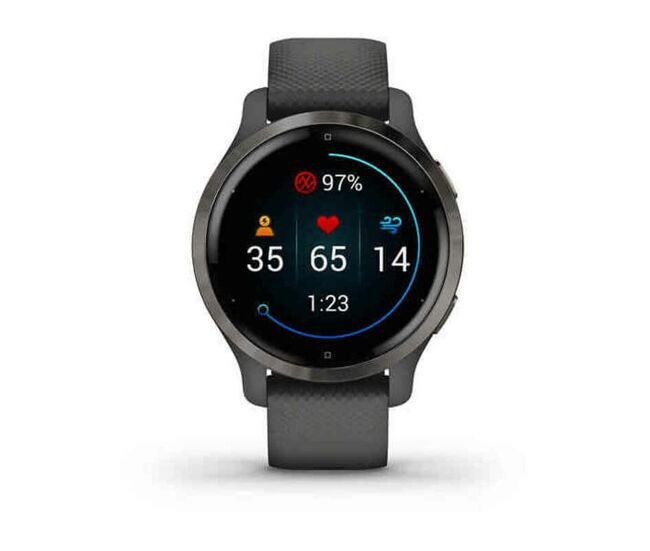 Smartwatch garmin venu 2s gps 1,1" wi-fi noir gris grafite 40 mm