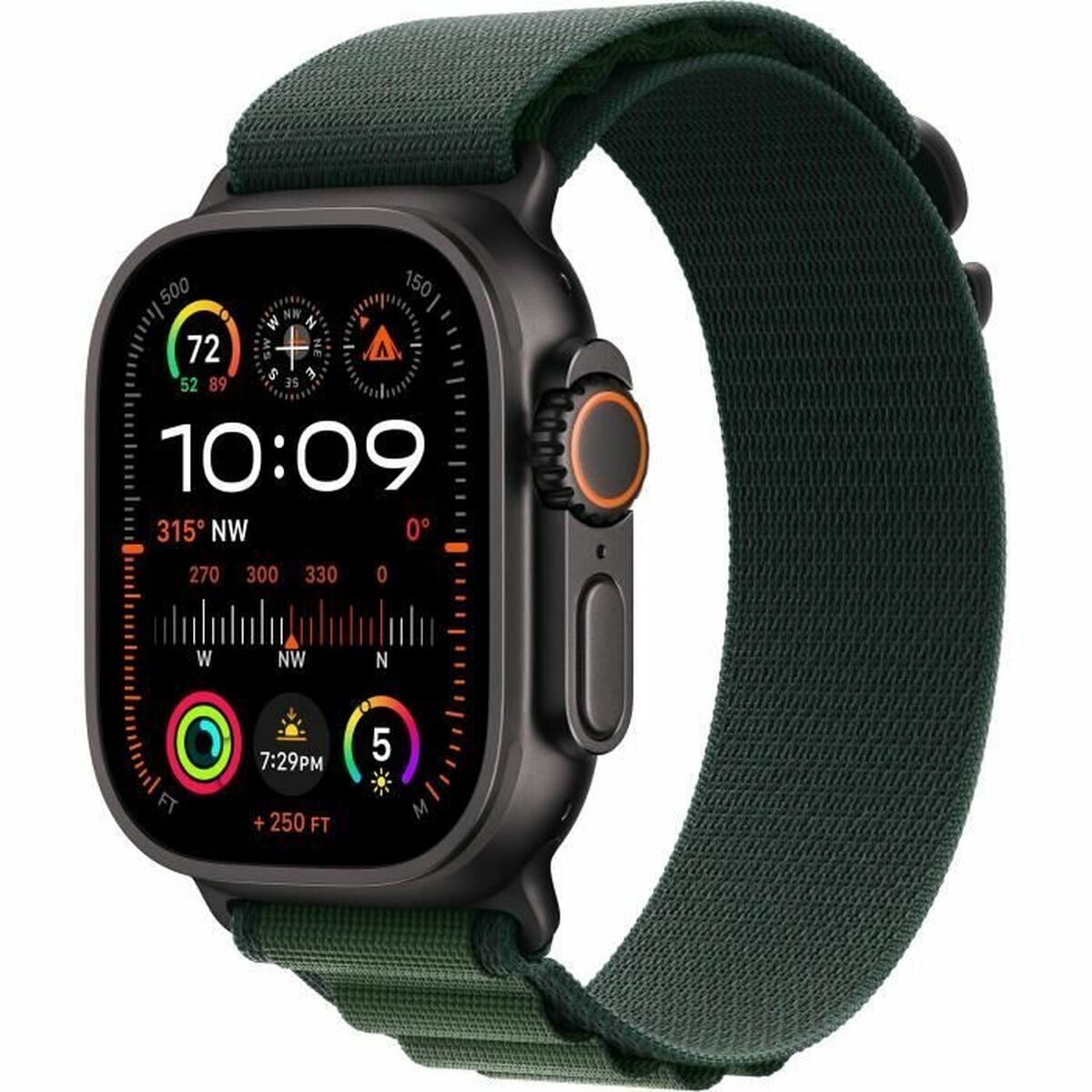Smartwatch apple watch ultra 2 gps preto verde 49 mm