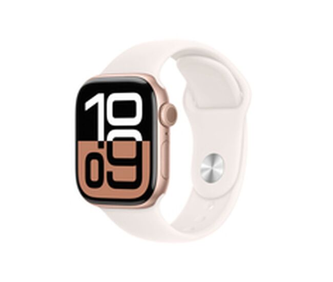 Smartwatch apple watch 10 1,65" ouro rosa