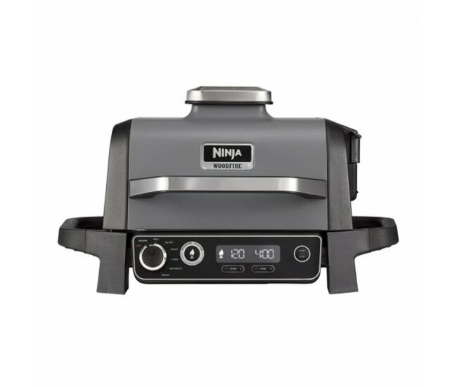 Fritadeira sem óleo ninja woodfire outdoor grill noir 2400 w
