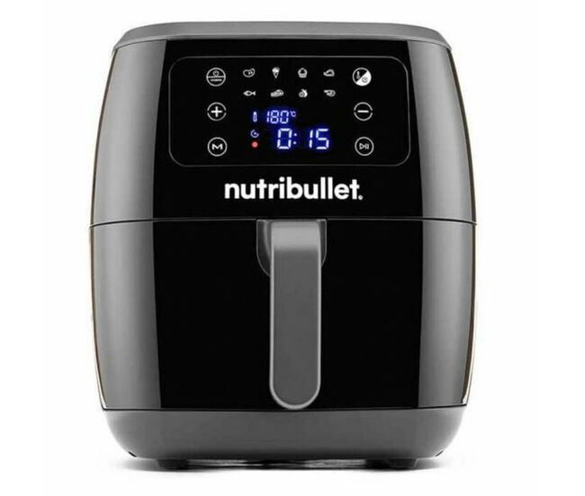 Fritadeira sem óleo nutribullet air fryer xxl digital preto 7 l
