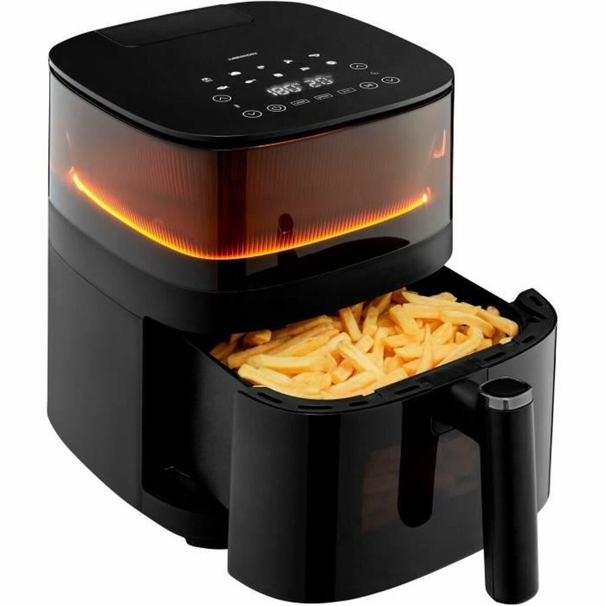 Fritadeira sem óleo medion preto 1500 w 5 l