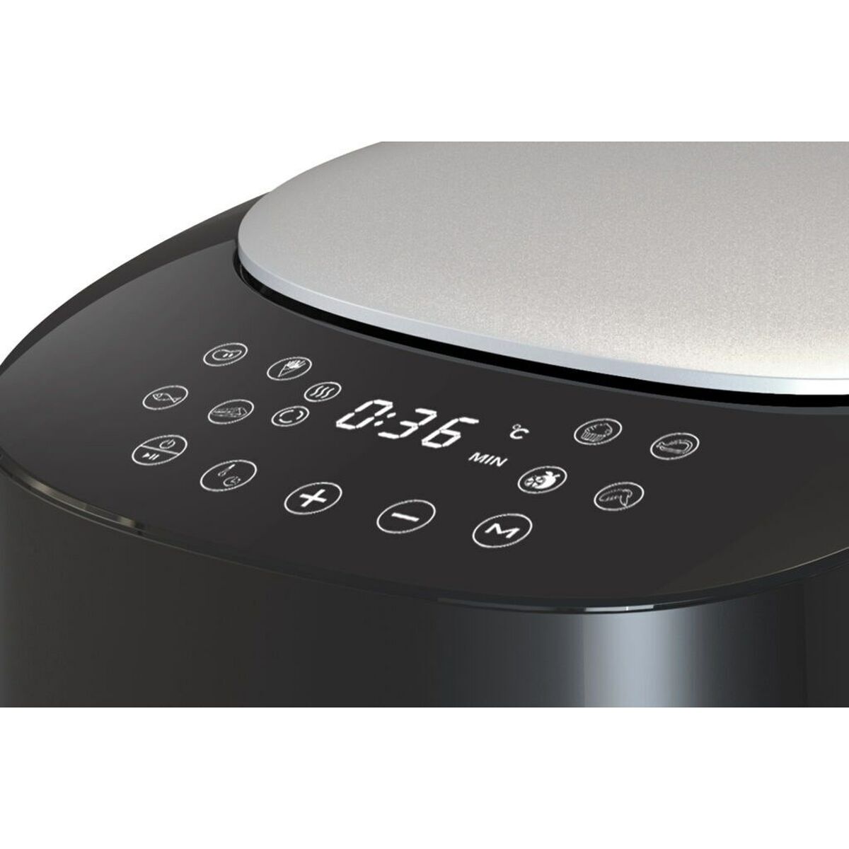 Fritadeira sem óleo blaupunkt agdblec008 noir argenté 1300 w 3,7 l