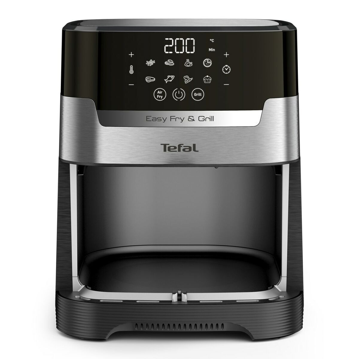 Friteuse sans huile Tefal EY505D15 noir argenté acier 1550 W 4,2 L