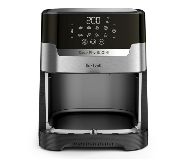 Friteuse sans huile Tefal EY505D15 noir argenté acier 1550 W 4,2 L