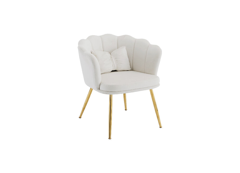 Cadeirão individual de veludo