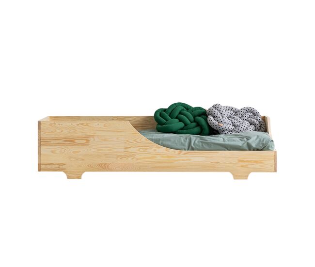 Cama 90x190 com estrado de ripas tonio bois