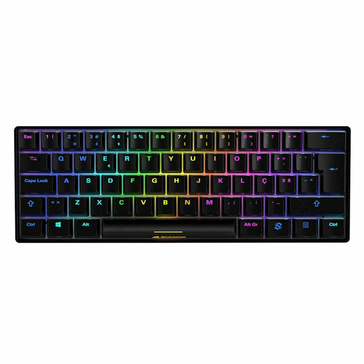 Teclado sharkoon sgk50 s4 preto português