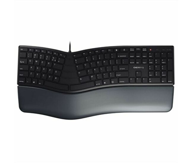 Clavier cherry kc 4500 ergo noir qwerty espanhol