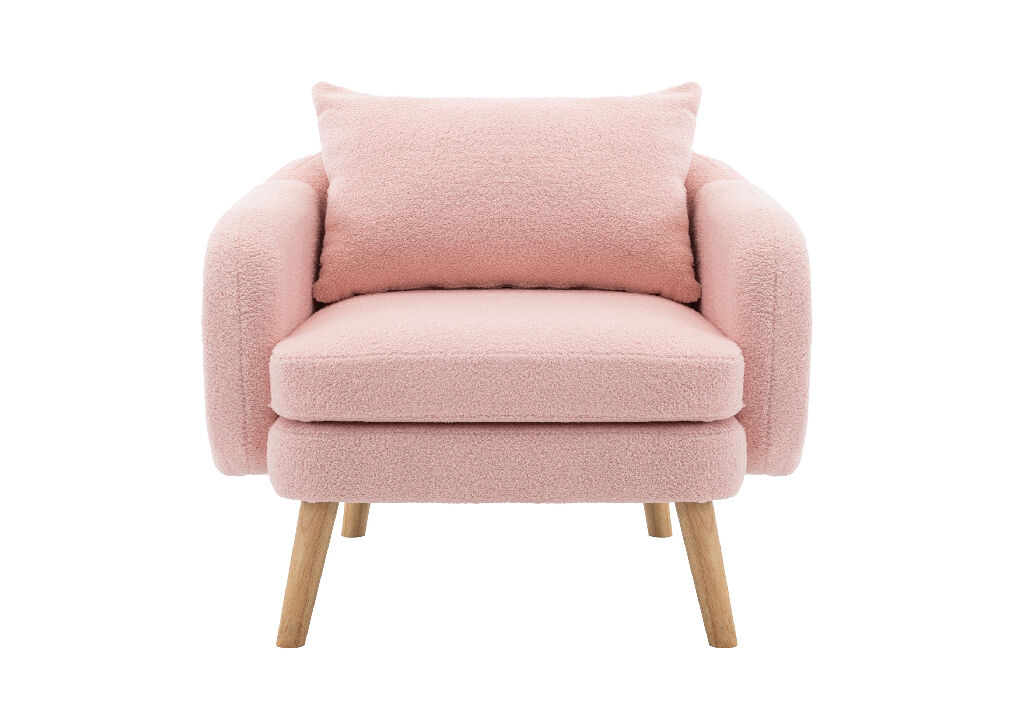 Candeirâo de veludo peluche,rosa