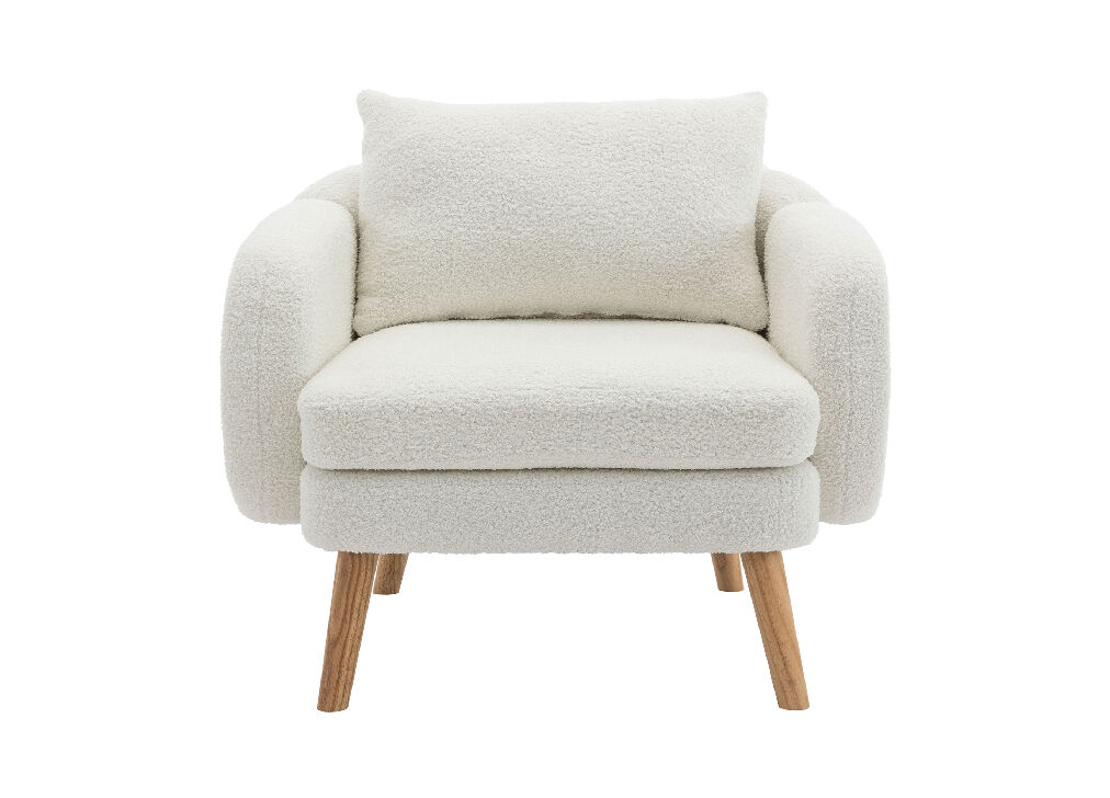 Candeirâo de veludo peluche,blanc