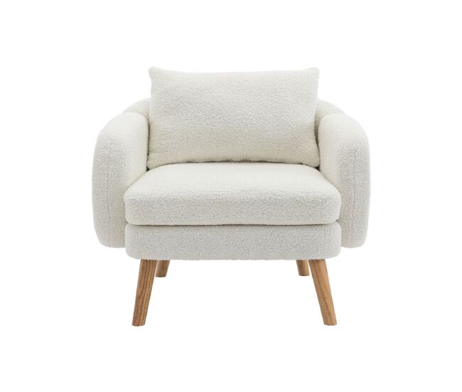 Candeirâo de veludo peluche,blanc