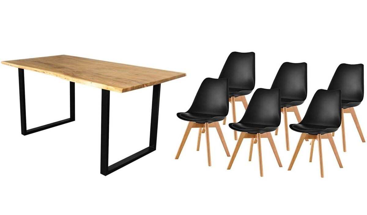 Mesa de jantar ou conjunto de cozinha + cadeiras nórdicas 160x85