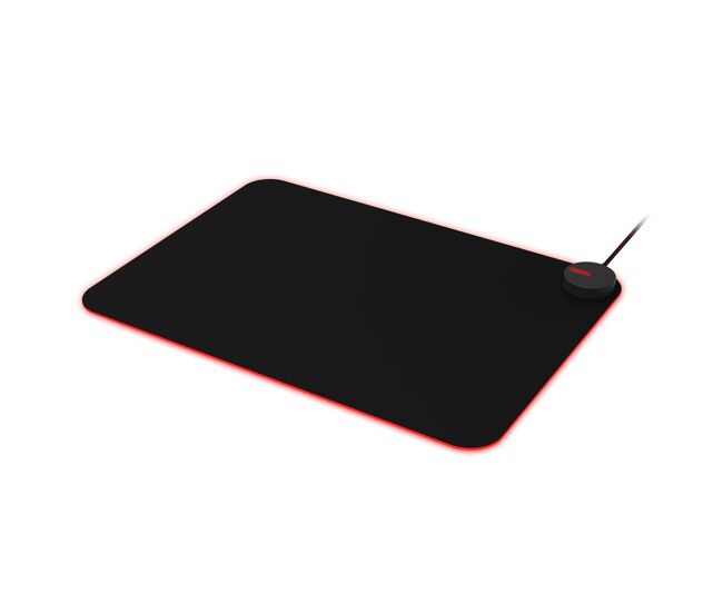 Tapete com iluminação led para videojogos aoc amm700 noir multicolor