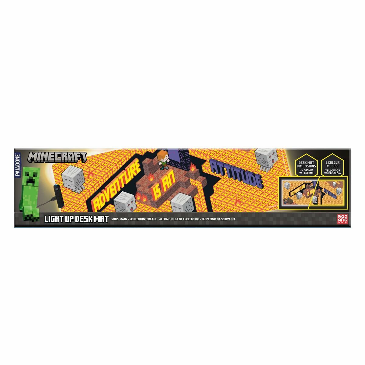 Tapete de rato minecraft pp11395mcf 30 x 80 cm