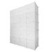 Armário Cubo Personalizável Caixa Premium 20 Cubos/Portas Armário Cubo Personalizável Caixa Premium 20 Cubos/Portas Branco