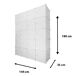 Armário Cubo Personalizável Caixa Premium 20 Cubos/Portas Armário Cubo Personalizável Caixa Premium 20 Cubos/Portas Branco