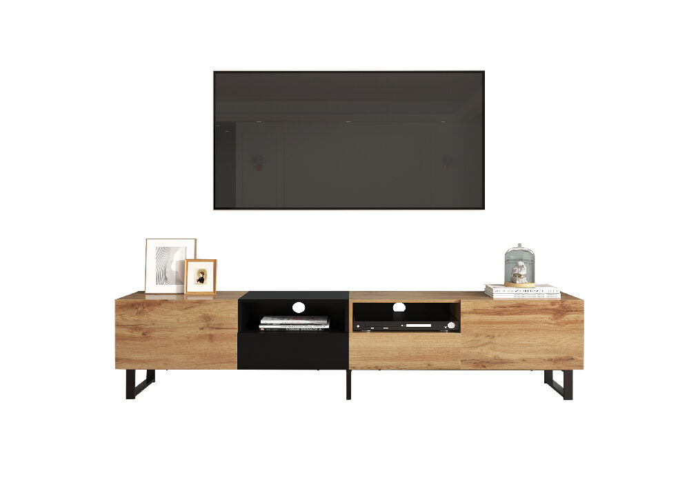 Móvel de TV de MDF com 2 portas e 2 gavetas