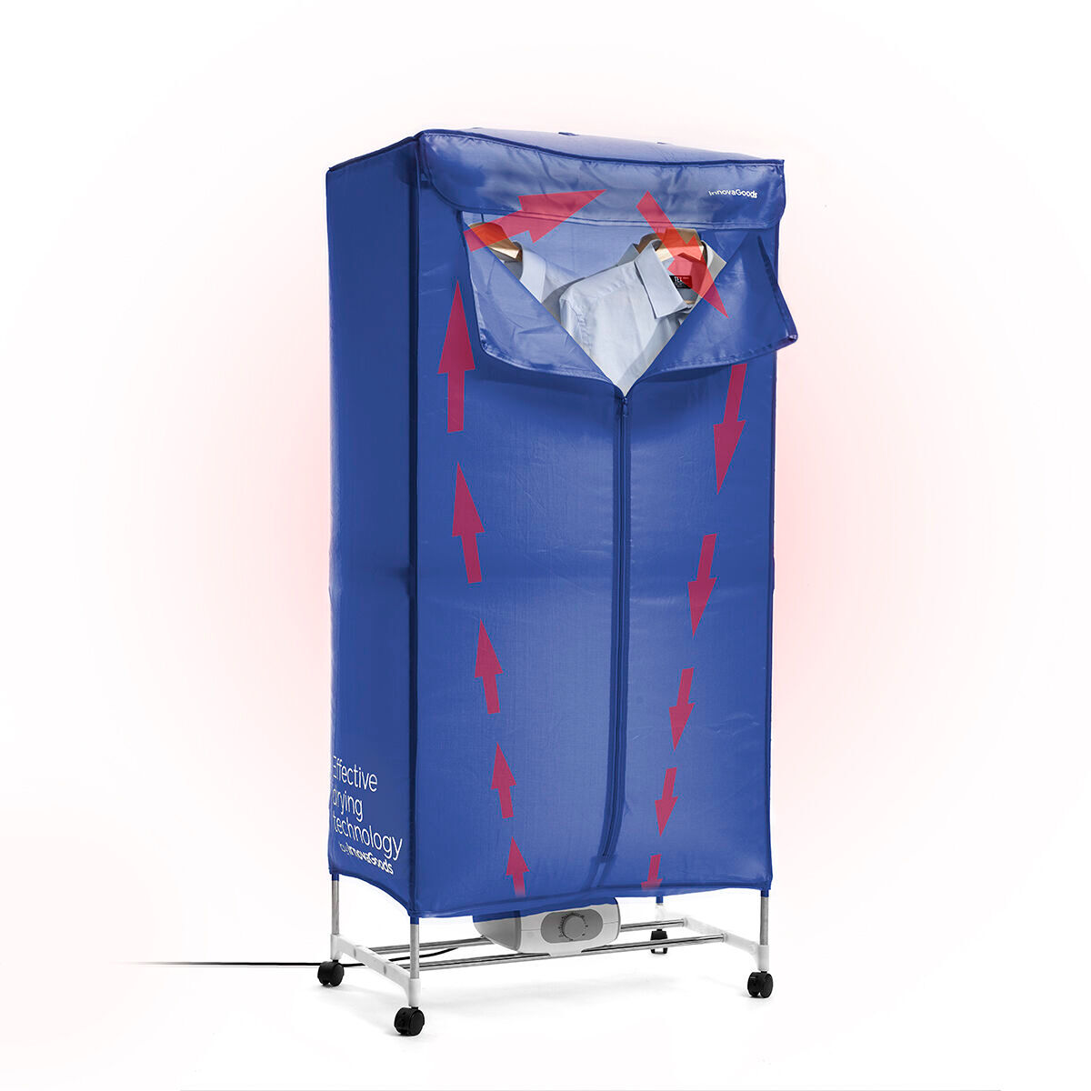 Secador électrique portable com 2 níveis dupledry blue innovagoods 1200 w