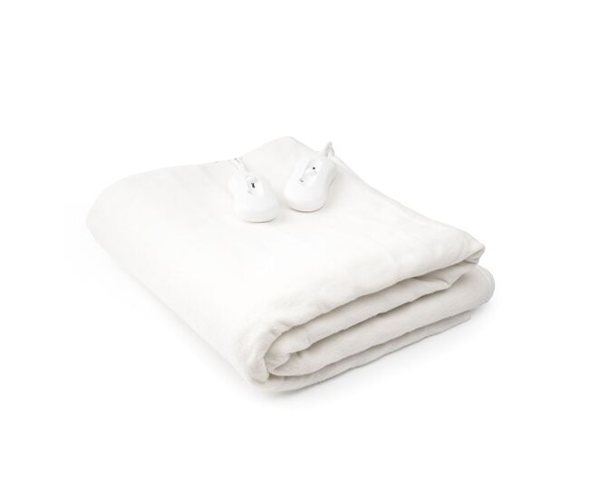 Aquecedor de camas électrique duplo blewarm innovagoods 60+60 w 140 x 160 cm blanc