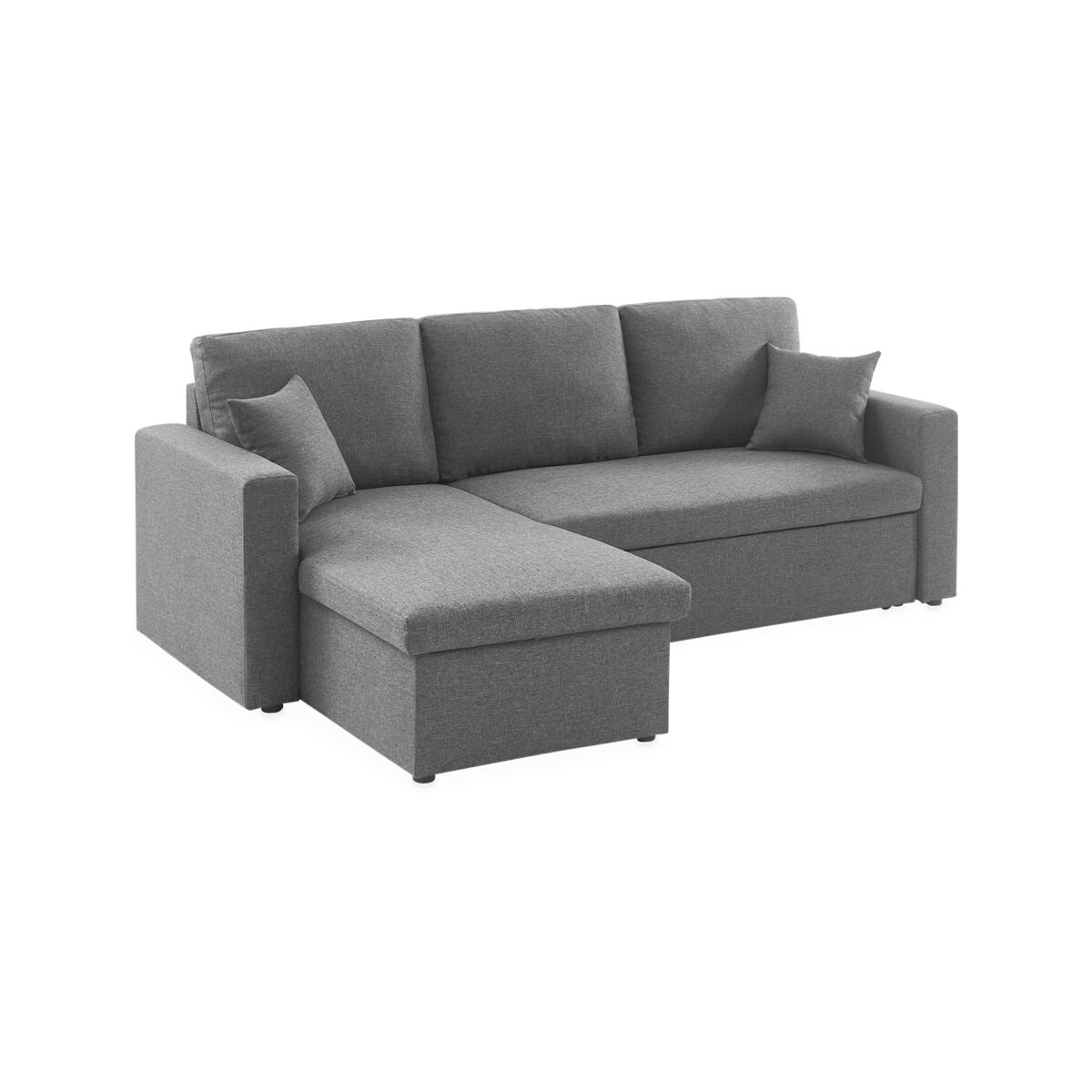 Sofá-cama de canto em tecido - IDA - 3 lugares, poltrona de canto