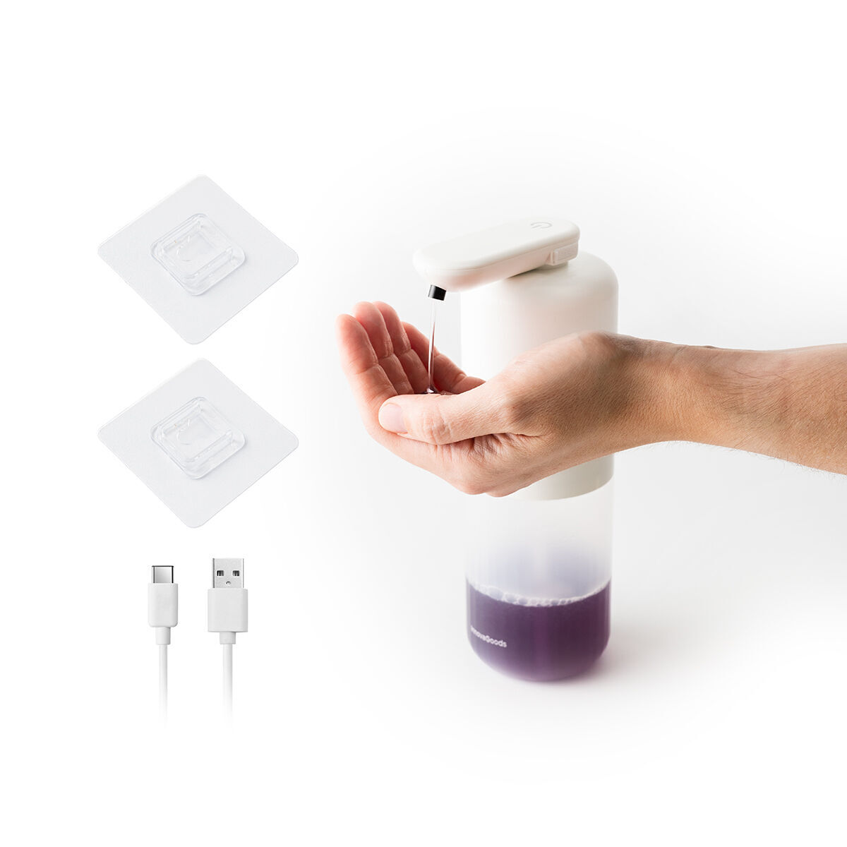 Dispensador automático recarregável de sabonete líquido bitesap innovagoods
