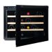 Cave de Vinho Encastre VINOBOX 24 Design Black até 24 garrafas Cave de Vinho Encastre VINOBOX 24 Design Black até 24 garrafas Preto