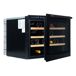 Cave de Vinho Encastre VINOBOX 24 Design Black até 24 garrafas Cave de Vinho Encastre VINOBOX 24 Design Black até 24 garrafas Preto