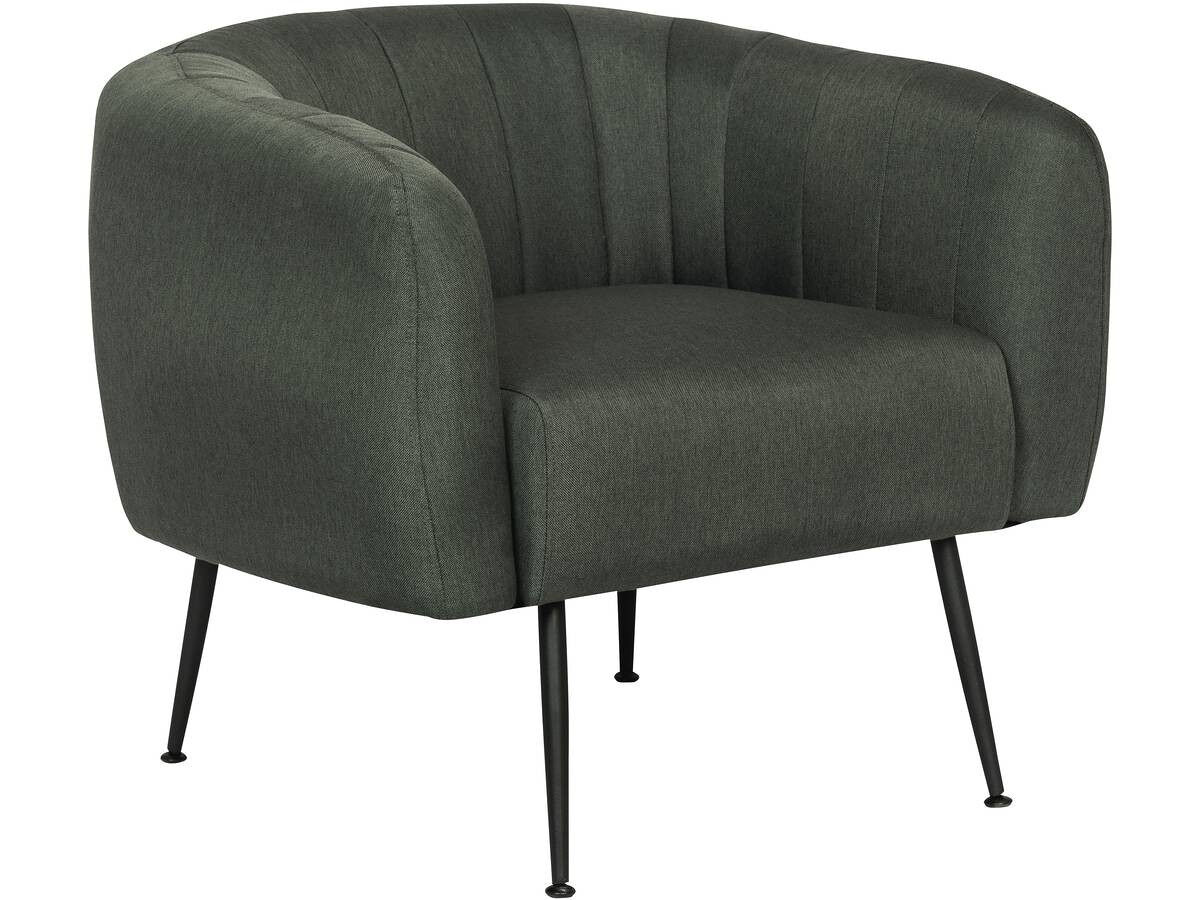 Poltrona de tecido "diana" - 1 lugar - gris escuro