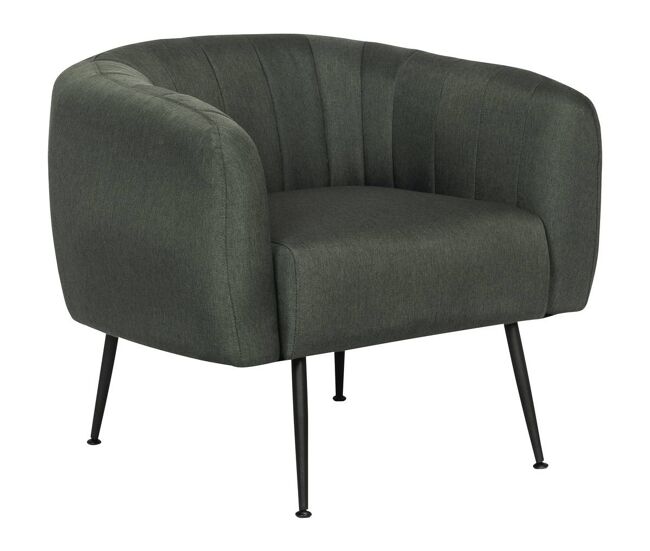 Poltrona de tecido "diana" - 1 lugar - gris escuro