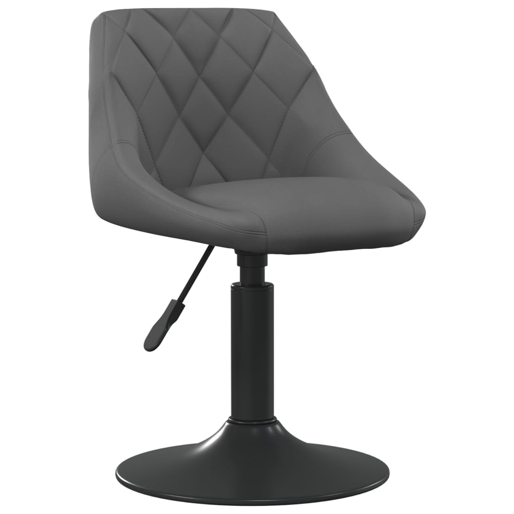 Vidaxl cadeira de jantar veludo cinzento-escuro
