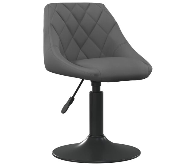 Vidaxl cadeira de jantar veludo cinzento-escuro
