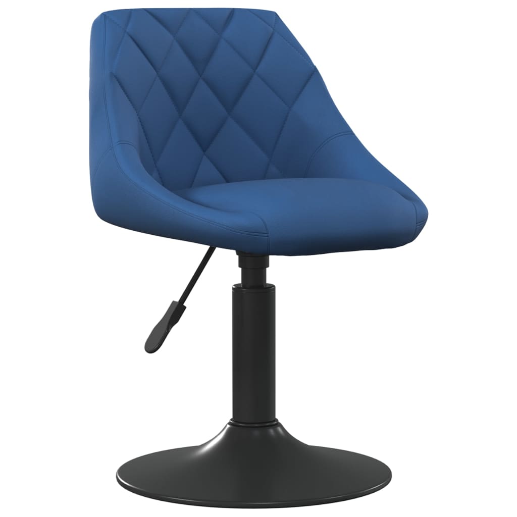Vidaxl cadeira de jantar veludo azul