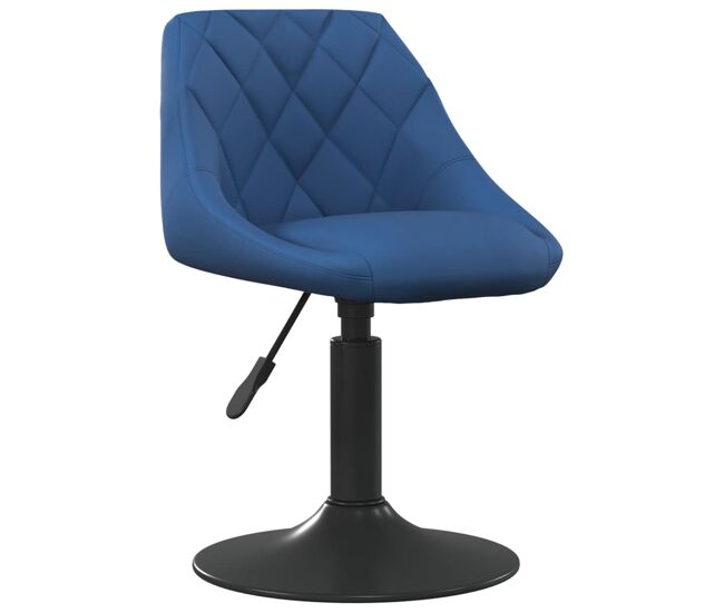 Vidaxl cadeira de jantar veludo azul
