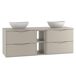 Móvel de toilette duplo Ellie Móvel de toilette duplo Ellie Bege