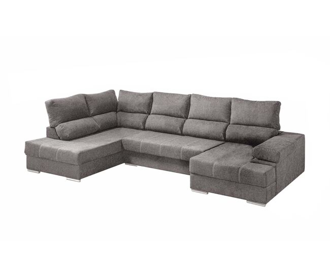 Mega sofá cama chaise longue canto itália