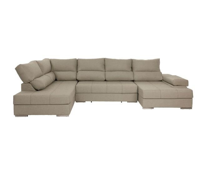 Mega sofá cama chaise longue canto itália