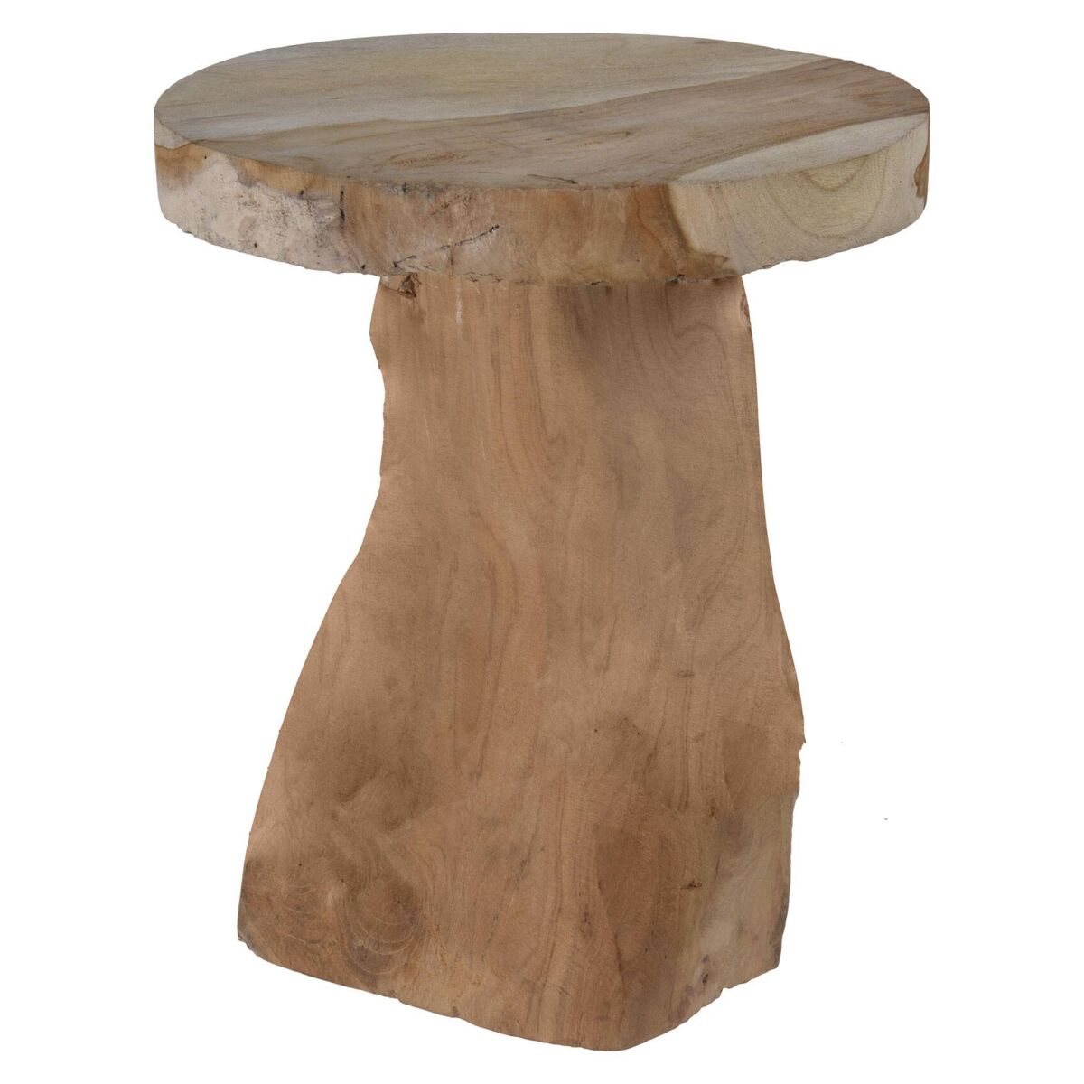 Banco redondo de teca Well Home