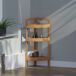 Prateleira de canto Well Home Bamboo com 3 níveis Prateleira de canto Well Home Bamboo com 3 níveis Madeira