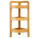 Prateleira de canto Well Home Bamboo com 3 níveis Prateleira de canto Well Home Bamboo com 3 níveis Madeira